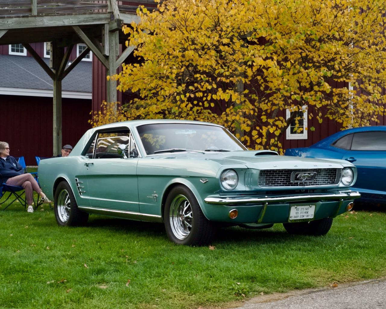 1966 Ford Mustang Coupe, Frost Blue Metallic, 289 V8